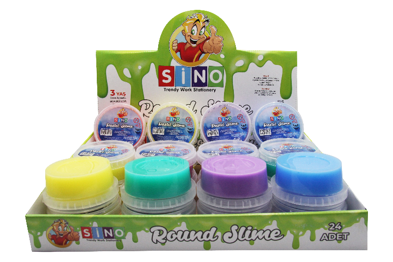 Sino Yuvarlak Slime / 24lü Stant